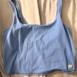 Vuori Sky Blue Women's Crop Top